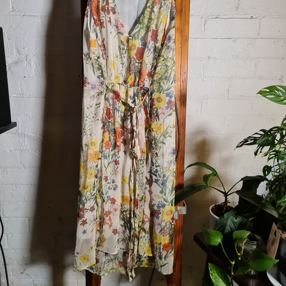 Beautiful Botanical Print Vintage Zara 